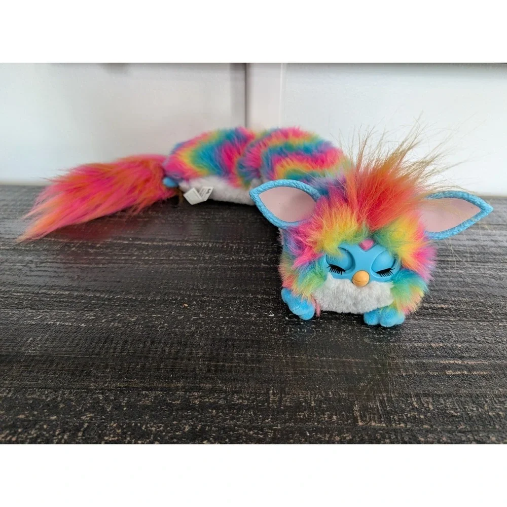 Rainbow DJ Long Furby Model: G0668 Tested And Works Perfectly